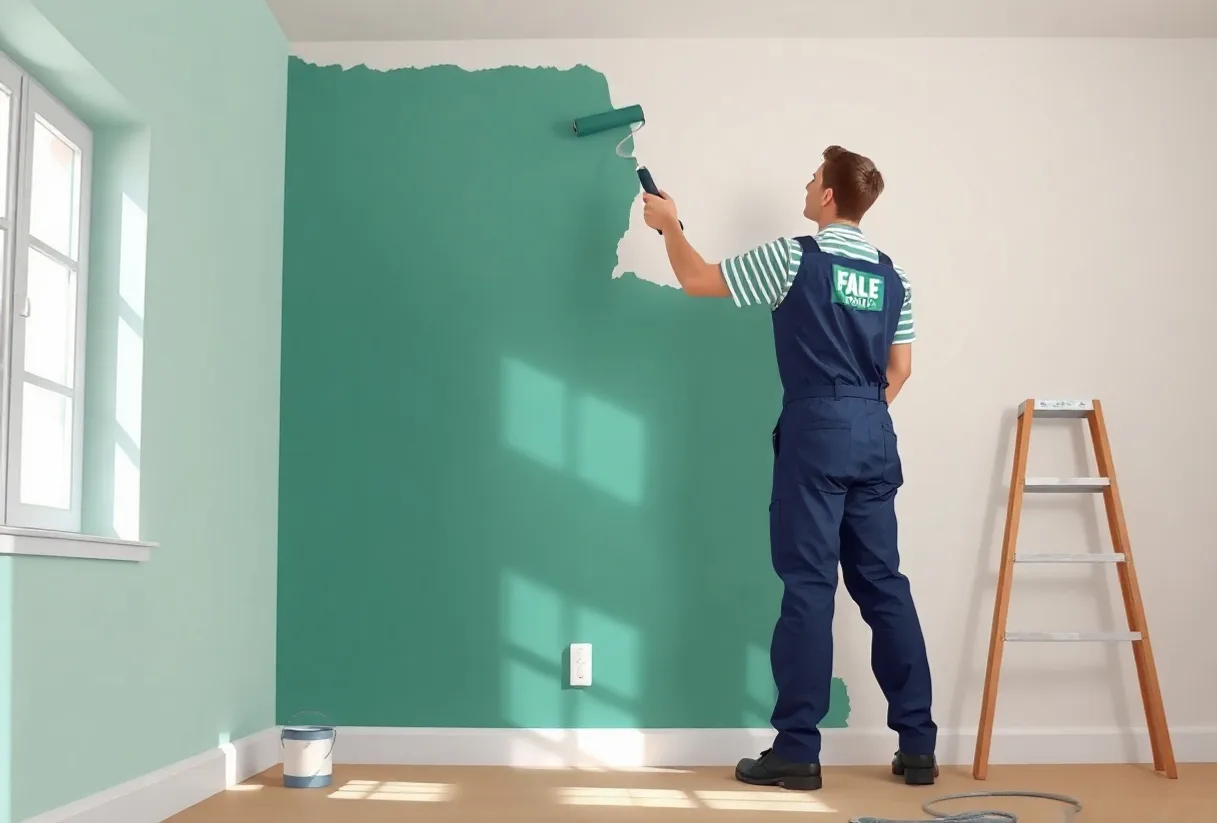 Peintre Tournefeuille 31170 en intervention sur un chantier
